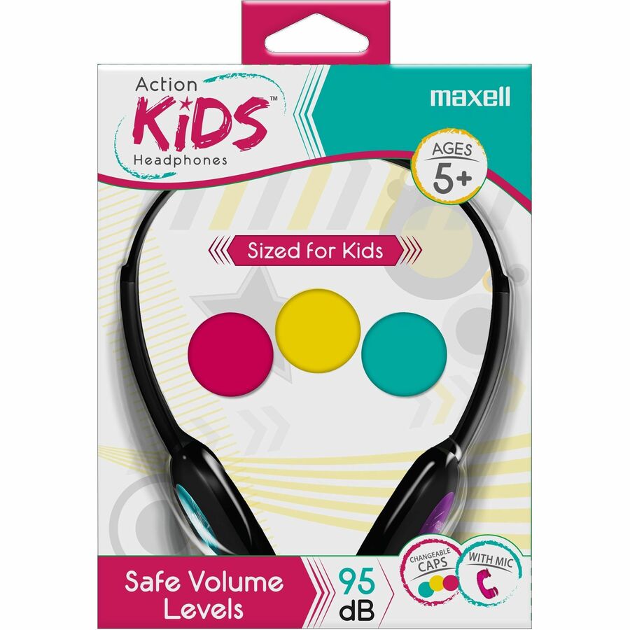 Volume limiting, maximum of 95dB, durable design for active kids 6 yrs +! Resists sweat and protects against moisture damage. I