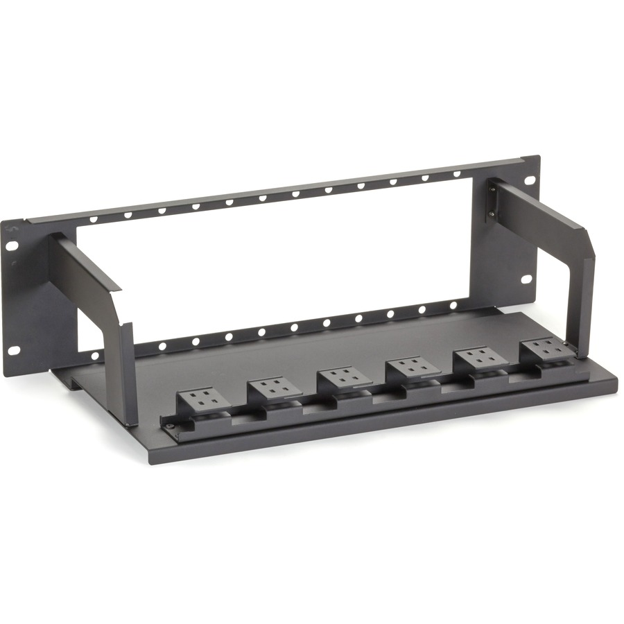 UNIVERSAL FIBER OPTIC BLANK PANEL - 12-SLOT, 3U