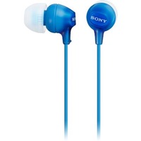 SONY MDR-EX15LP In-Ear Headphones, Blue