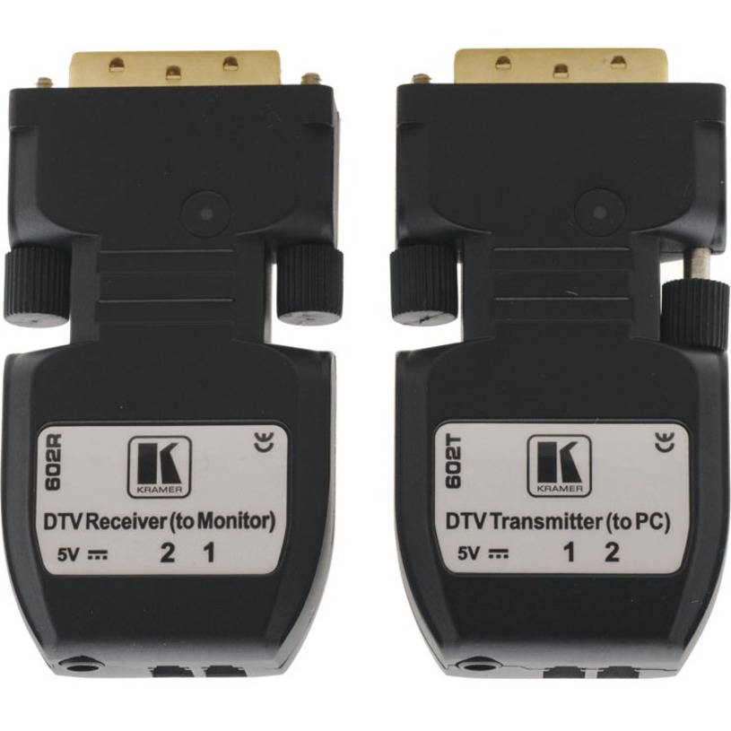 THE 602T AND 602R ARE A SMALL AND LIGHTWEIGHT FIBER OPTIC TRANSMITTER AND RECEIV