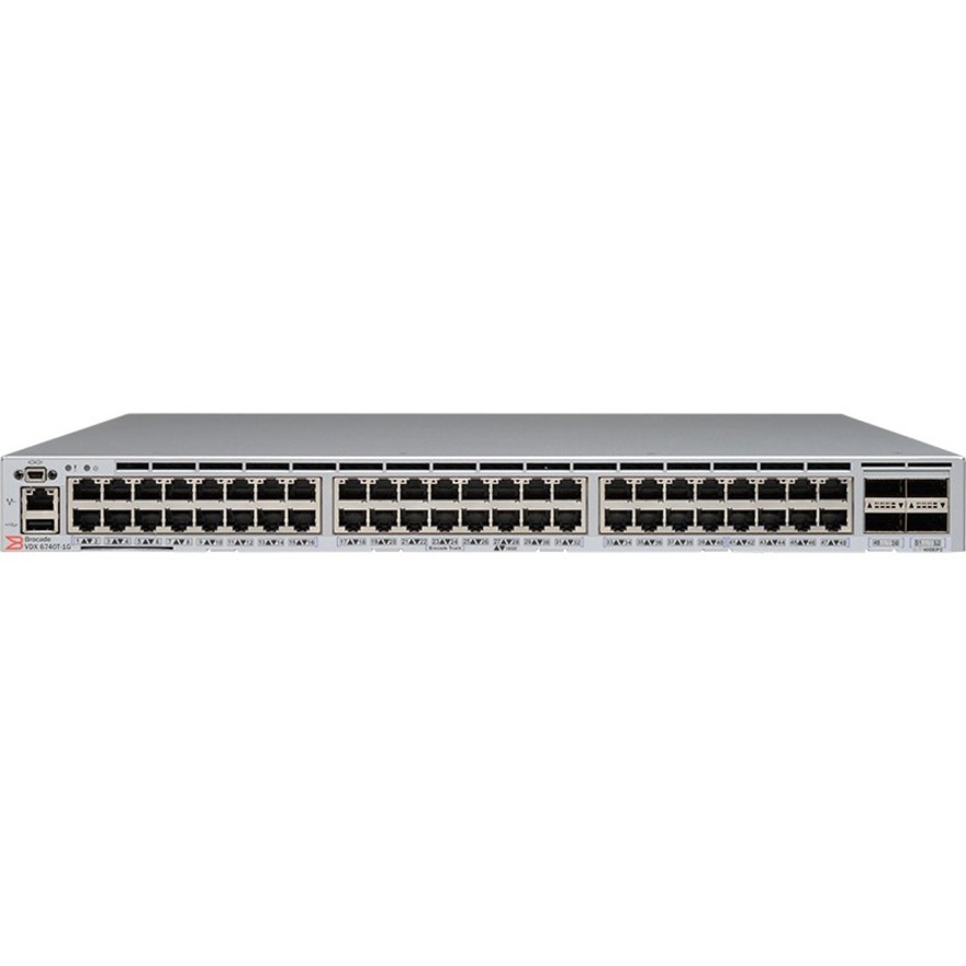 VDX 6740T 48P 1GBASE-T PORTS2 40GBE QSFP+ UPGRADABLE TO 10GBASE-T VIA LICENSE O
