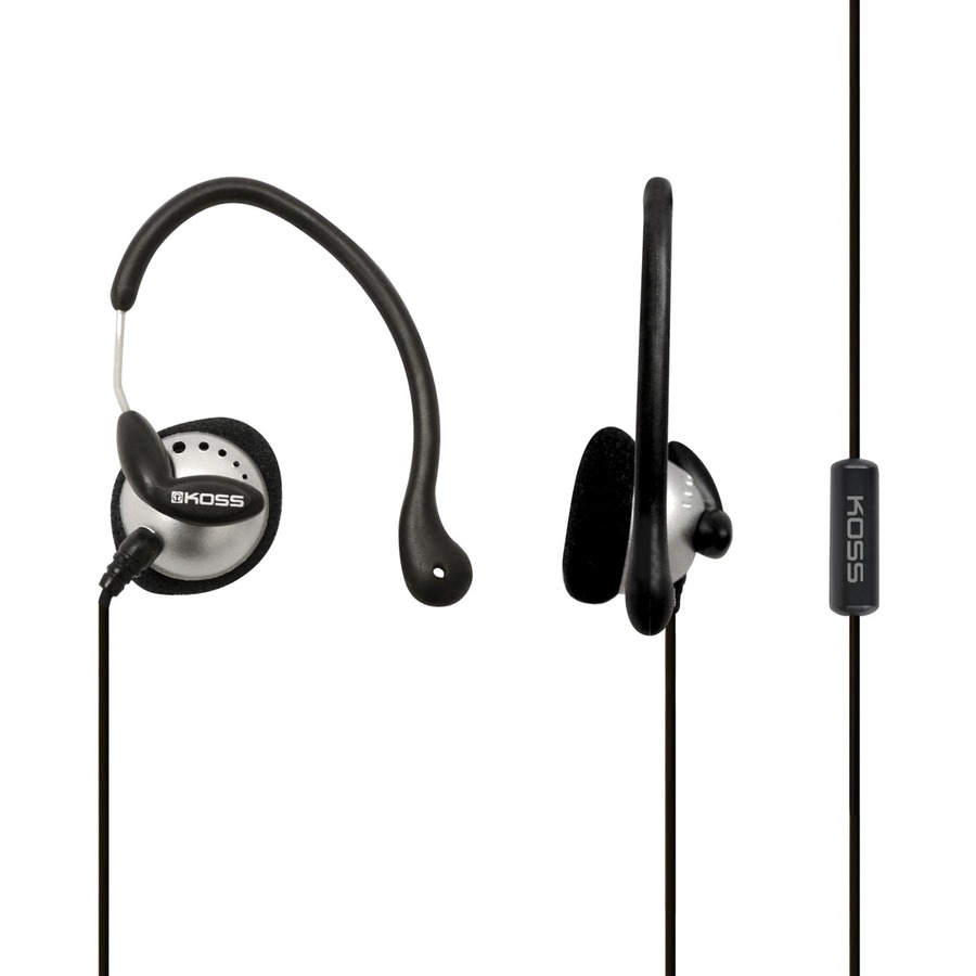 Koss-Headphones Ultra Lightweight Sportclip W/ 1 Touch in-Line Mic