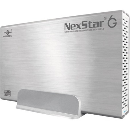 VANTEC NexStar3 (NST-366S3-SV) Boîtier de disque dur externe en aluminium SATA III 6 Gbit/s vers USB 3.0 3,5&quot; Argenté