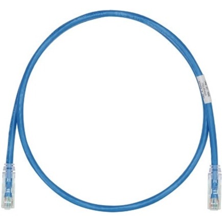 Panduit UTP28SP3BU 3 ft Cat6 UTP Cable, 28 AWG | Ethernet, Blue