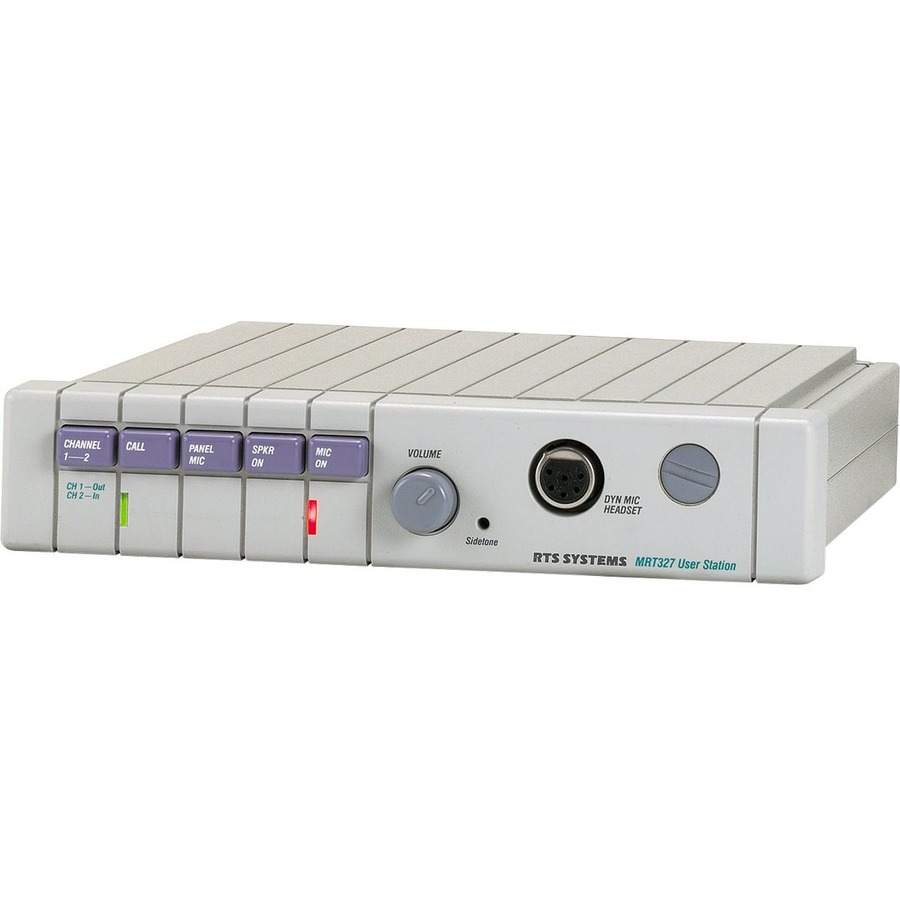 2 CHANNEL MODULAR USER STATION W/CALL SIGNALING, DUAL ACTION MIC SWITCH, VOLUME