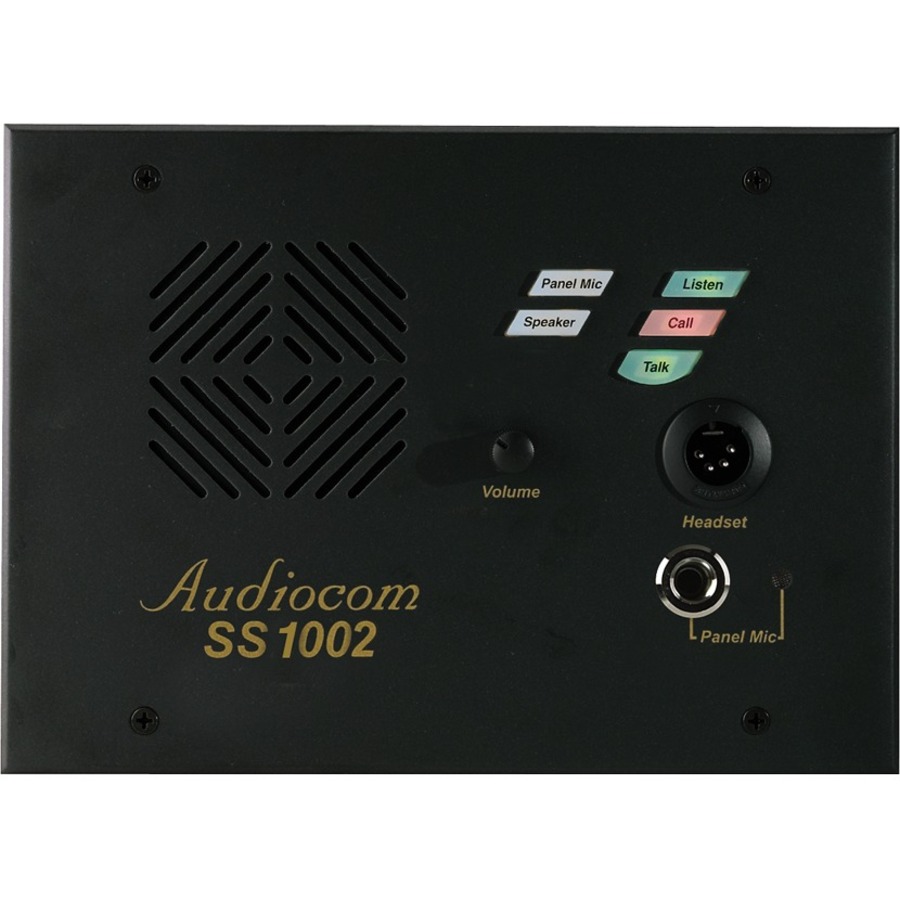 1 CH DESKTOP SPEAKER STATION W/ ANGLE BOX, (2) XLR-3.