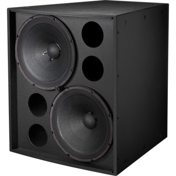 EVF-2151D-BLK - SPEAKER - 30 - 3200 - BLACK - DUAL 15 LOW FREQUENCY FRONT LOADED