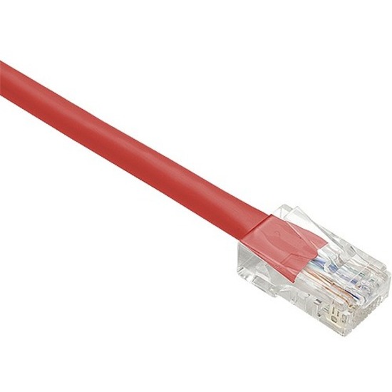 UNC CAT6 PATCH CABLE, 09 FT RED WITH BOOTED. HIGH-PERFORMANCE CAT6 ETHERNET CABL