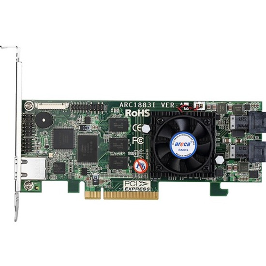 8-PORT INTERNAL PCIE 3.0 12GBPS SAS HARDWARE RAID CONTROLLER, 2GB CACHE, LOW-PRO
