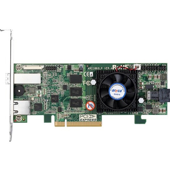 4/4-PORT INTERNAL/EXTERNAL PCIE 3.0 12GBPS SAS HARDWARE RAID CONTROLLER, 2GB CAC