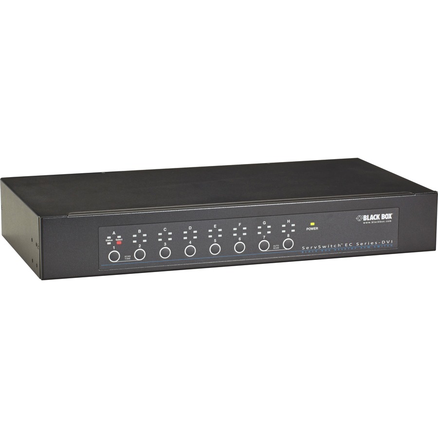 THE EC KVM SWITCH SUPPORTS UP TO 16 DVI-D & USB COMPUTERS AND ALLOWS THE USER TO