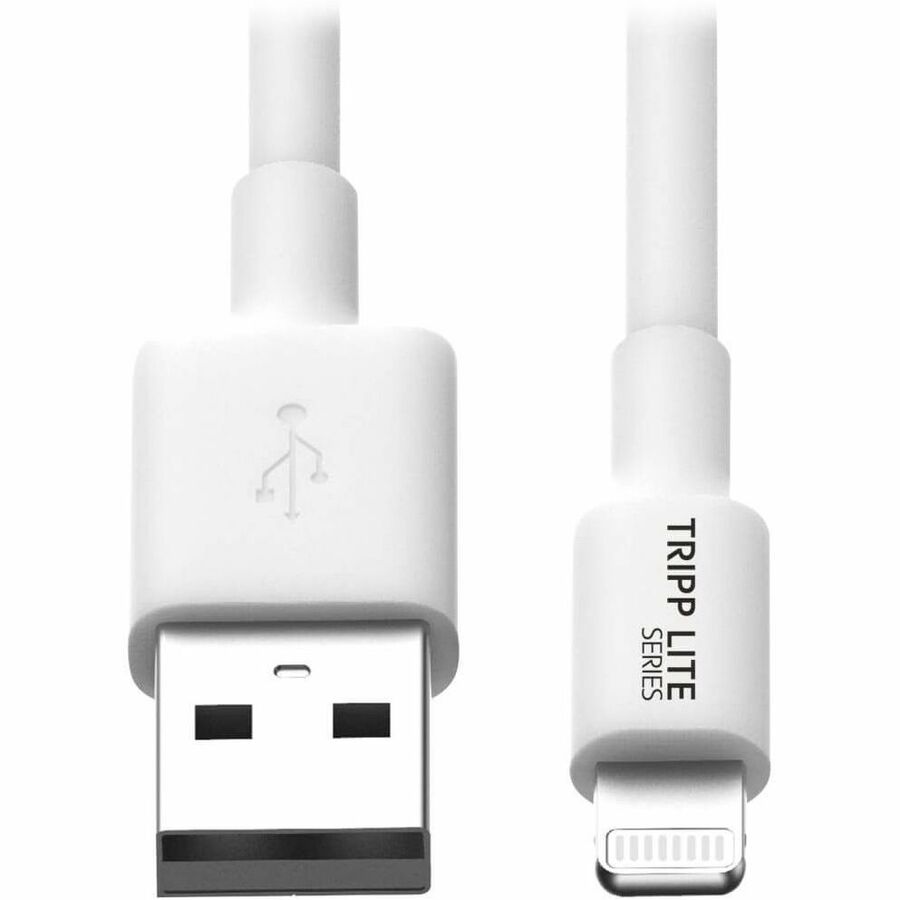 Eaton M100-006-WH Lightning to USB Cable, 6 ft | Apple Certified, White