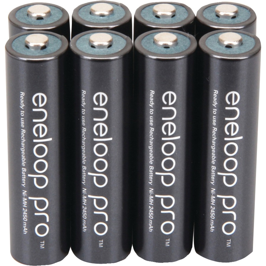 PANASONIC Eneloop Pro AAA 950mAh Rechargeable Batteries 8 pack (BK4HCCA8BA)