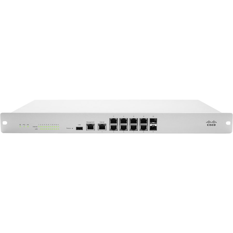 EOS MERAKI MX100 ROUTER/SECURITY APPLIANCE