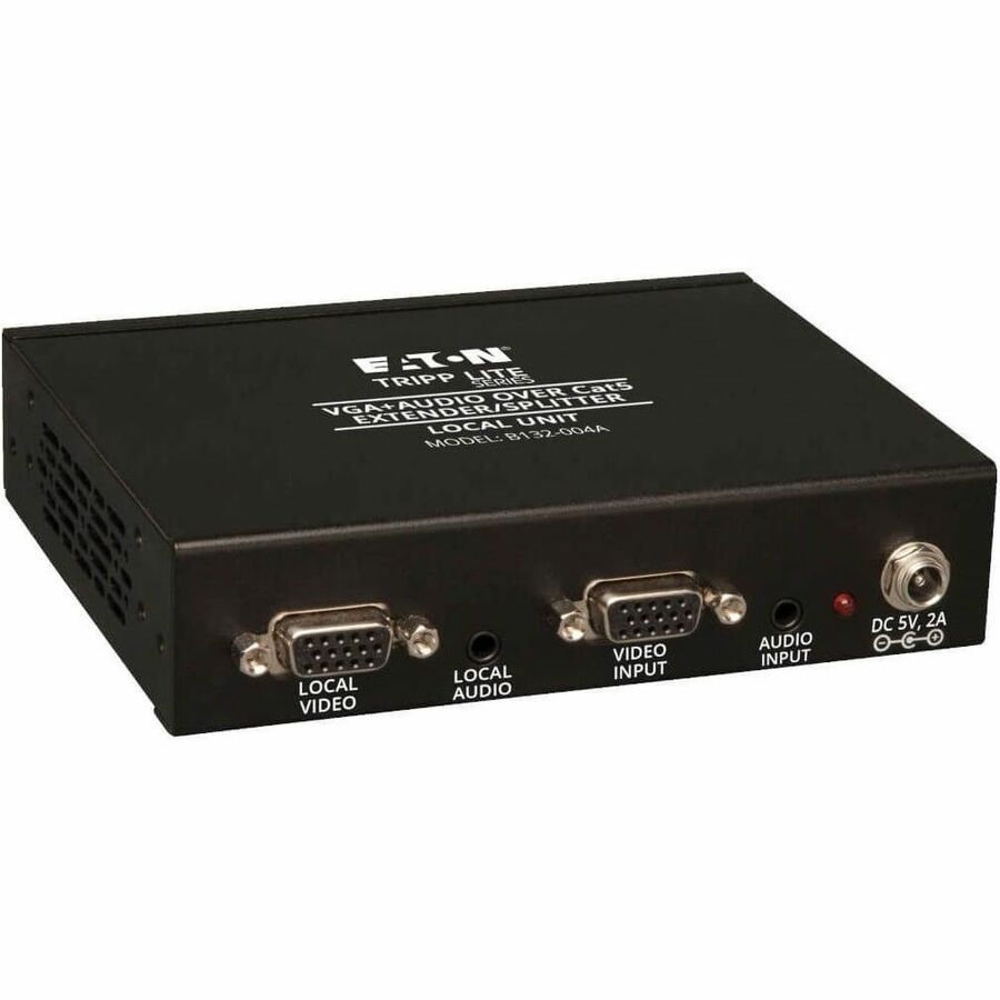 Eaton Tripp Lite Series 4-Port VGA over Cat5/6 Splitter/Extender, Box-Style Transmitter for Video/Audio, Up to 1000 ft. (305 m), TAA