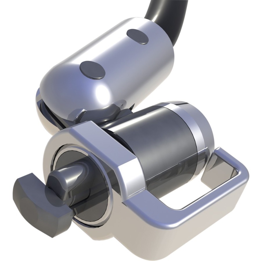 FITS T-BAR OR KENSINGTON STYLE LOCK SLOT. KIT INCLUDES 10MM LOCK, 2 KYES, 6 FT
