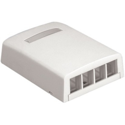 NK 4PT SURFACE MOUNT BOX WHT