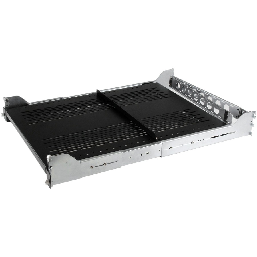 Add a Vented, Sliding Shelf with Integrated Cable Management into Virtually Any