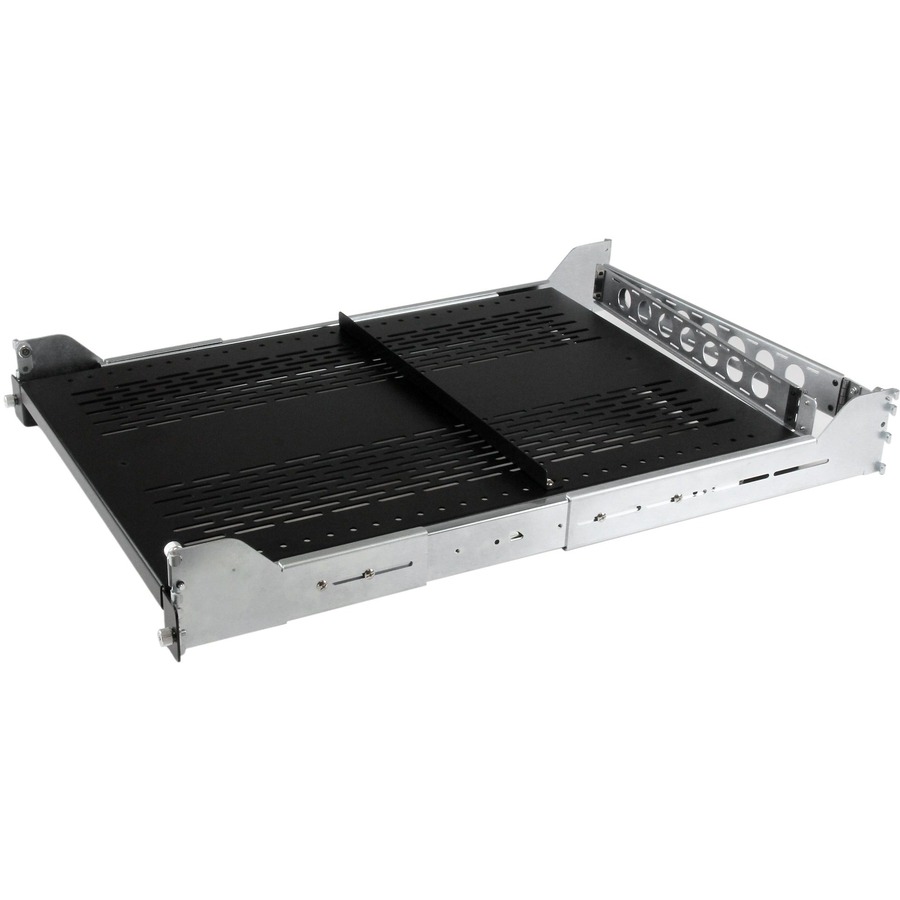 ADD A VENTED, SLIDING SHELF WITH INTEGRATED CABLE MANAGEMENT INTO VIRTUALLY ANY