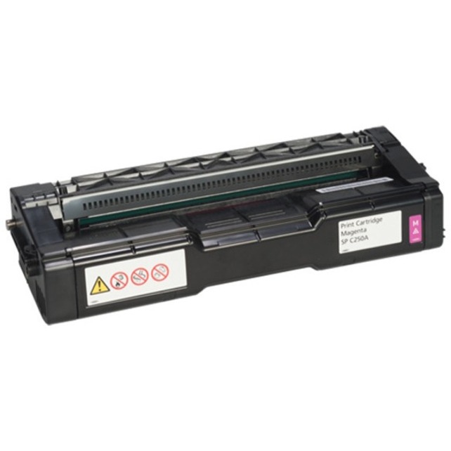 RICOH C250A MAGENTA TONER CARTRIDGE FOR USE IN SPC250DN SPC250SF ESTIMATED YIELD