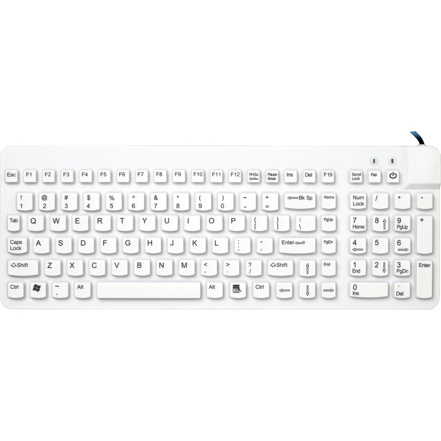 REALLY COOL LOW PROFILE KEYBOARD - WHITE