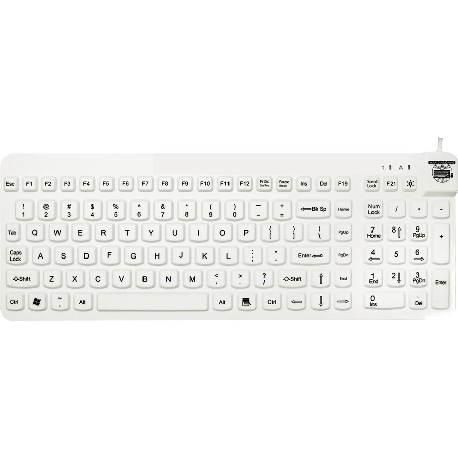 REALLY COOL LP BACKLIGHT KEYBOARD - WHIT
