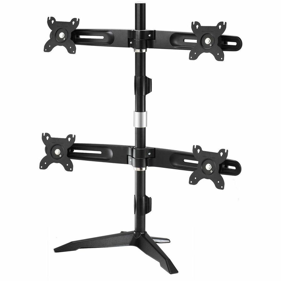 QUAD LCD/LED MONITOR MOUNT SUPPORTS UP TO 4 MONITORS THAT ARE A MAXIMUM OF 24IN.