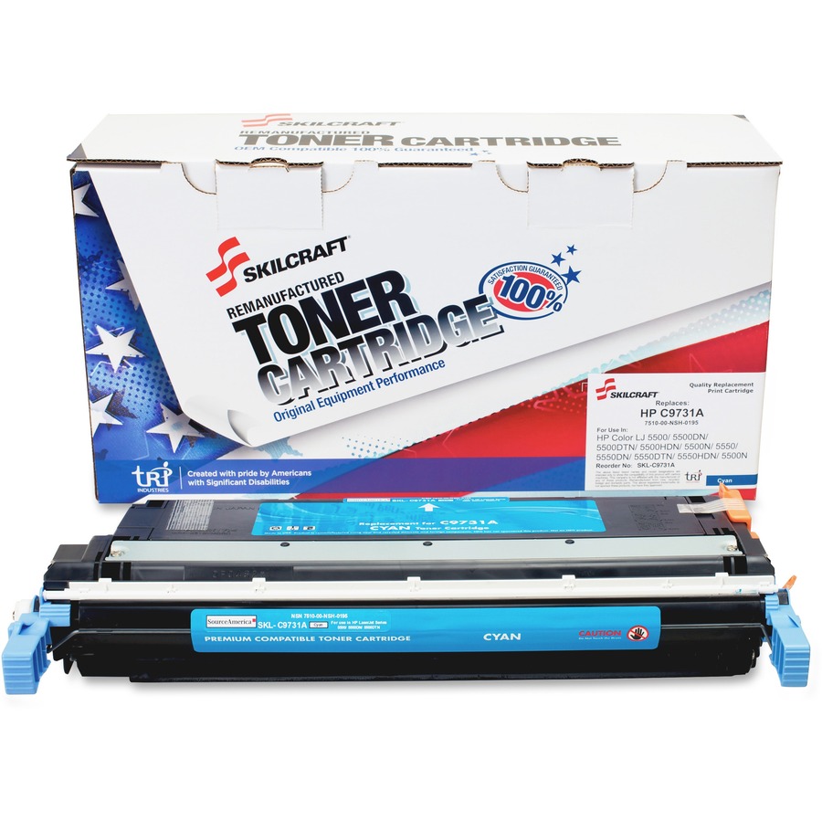 SKILCRAFT Remanufactured Toner Cartridge - Alternative for HP 645A (C9731A)
