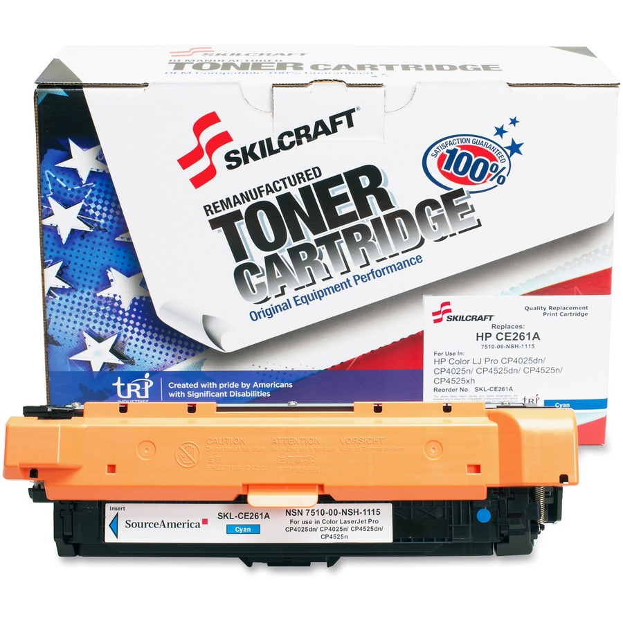 SKILCRAFT Remanufactured Toner Cartridge - Alternative for HP 648A (CE261A)
