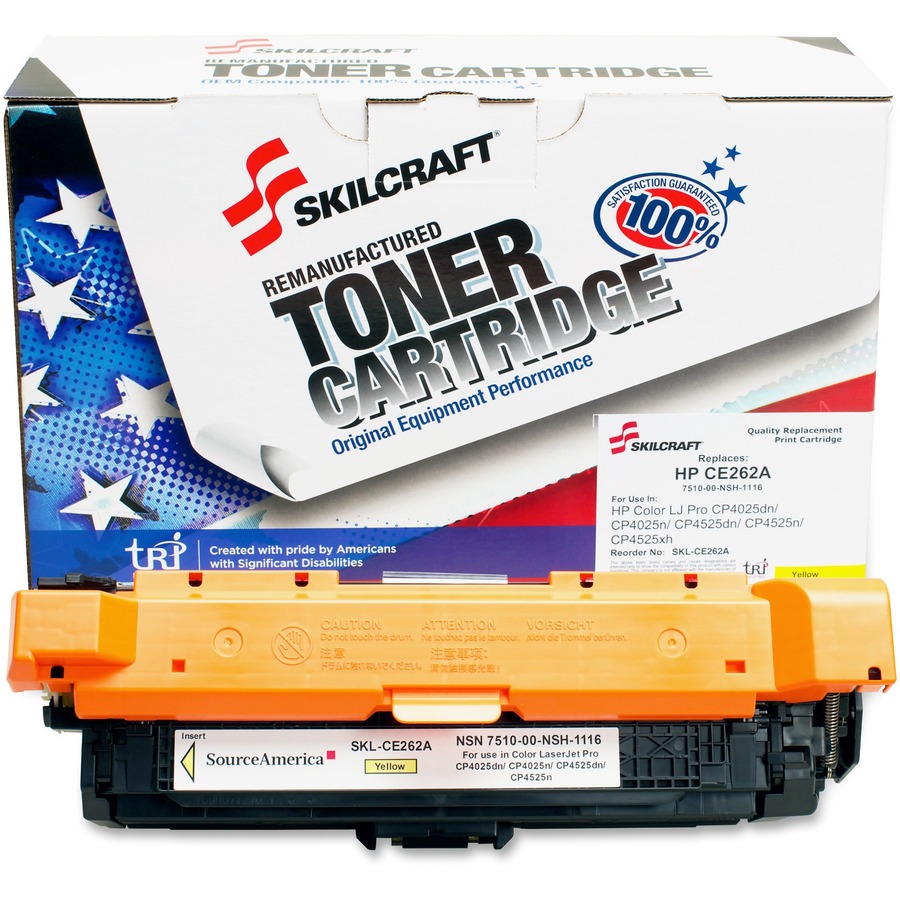 SKILCRAFT Remanufactured Toner Cartridge - Alternative for HP 648A (CE262A)