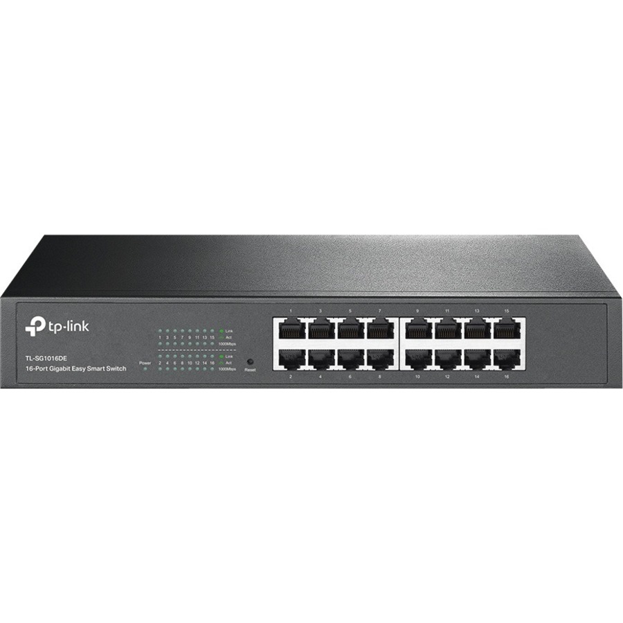 THE TL-SG1016DE 16-PORT GIGABIT EASY SMART SWITCH IS AN IDEAL UPGRADE FROM AN UN