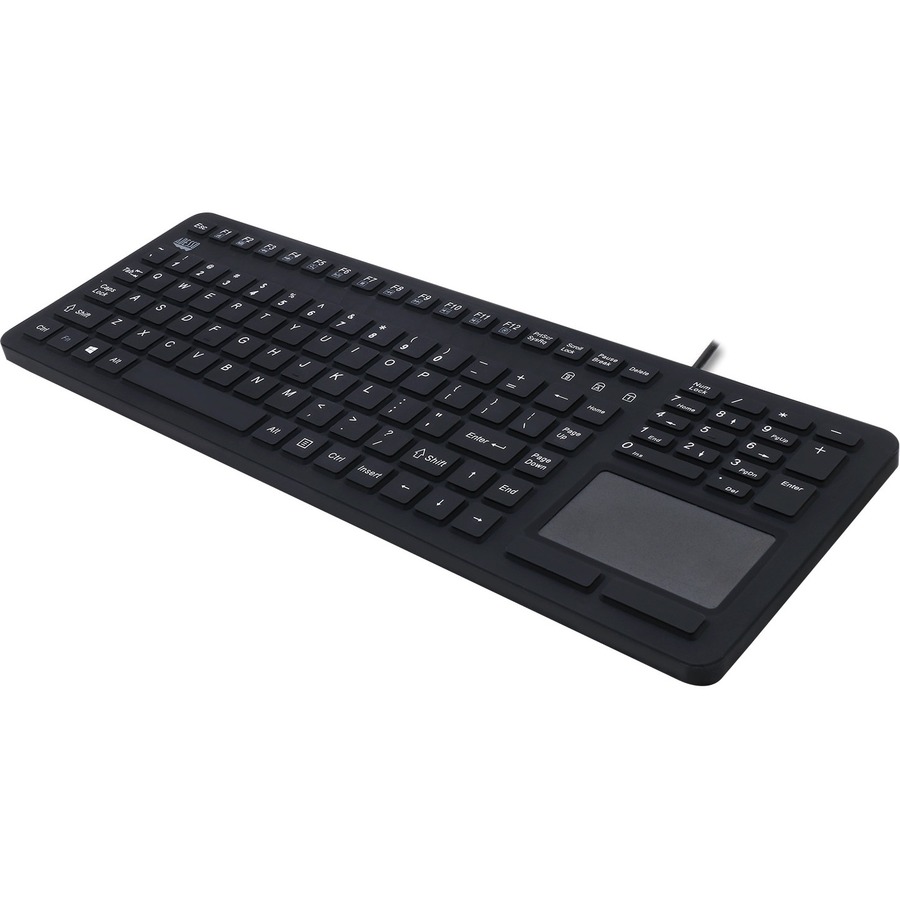 SILICONE WATERPROOF TOUCHPAD  KEYB 12HOT KEYS NUM PAD BLACK USB