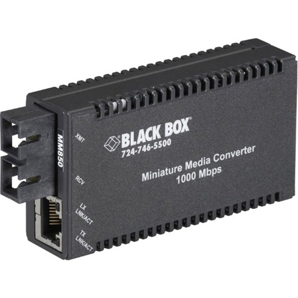 BLACK BOX MINIATURE MEDIA CONVERTERS MAKE IT EASY TO BRING FIBER TO THE DESKTOP