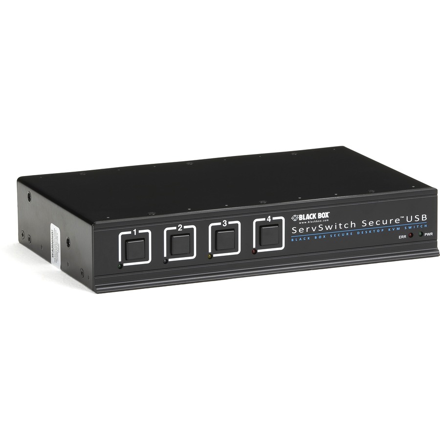 THE SECURE KVM SWITCH SUPPORTS 2-COMPUTERS AND 1-USER AND IS DESIGNED TO REDUCE