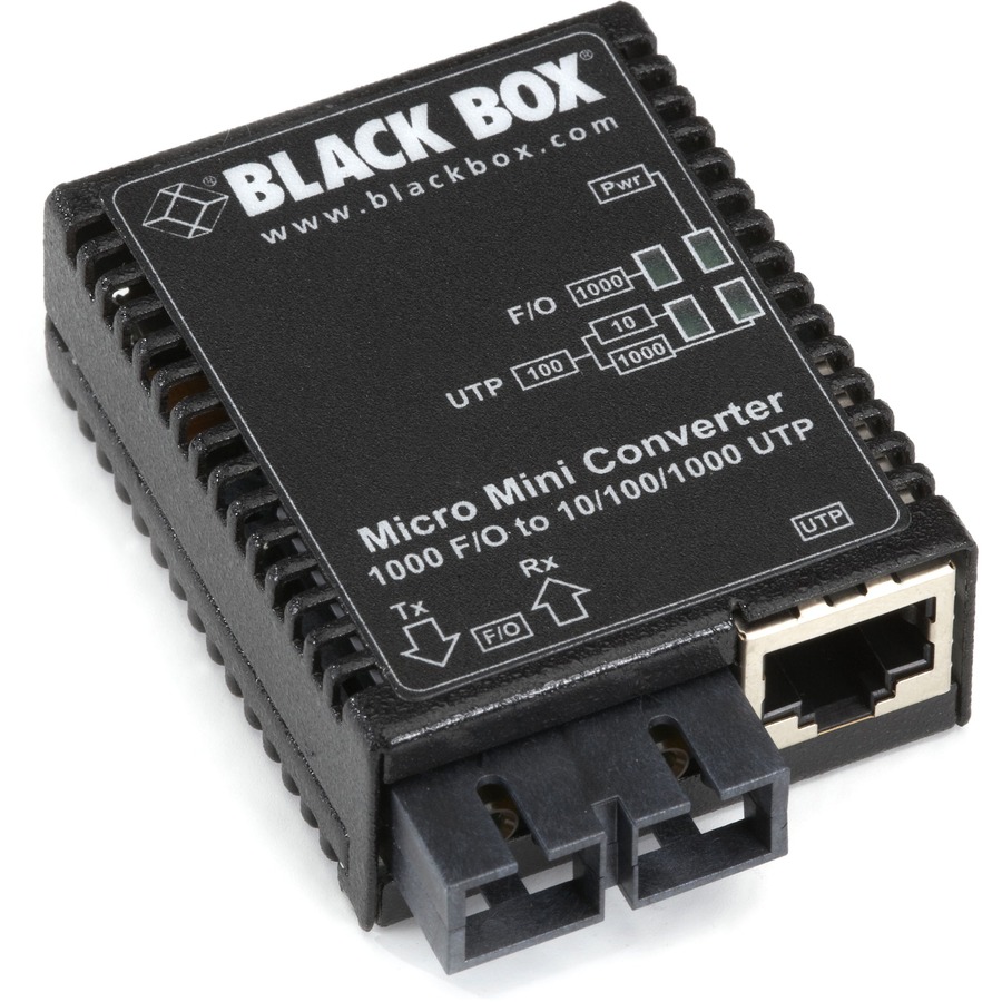 THE MICRO MINI MEDIA CONVERTER IS IDEAL FOR BRINGING FIBER TO THE DESKTOP AND FO