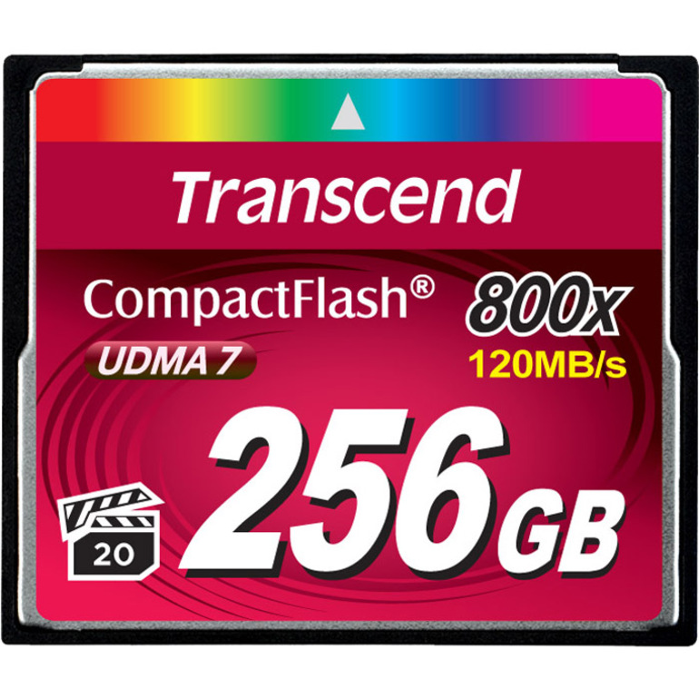 COMPACTFLASH 800 - FLASH MEMORY CARD - 256GB - COMPACTFLASH CARD - 3.3 5 - READ