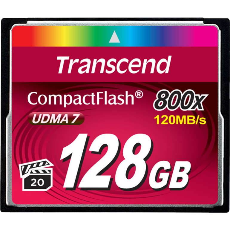 COMPACTFLASH 800 - FLASH MEMORY CARD - 128GB - COMPACTFLASH CARD - 3.3 5 - REA