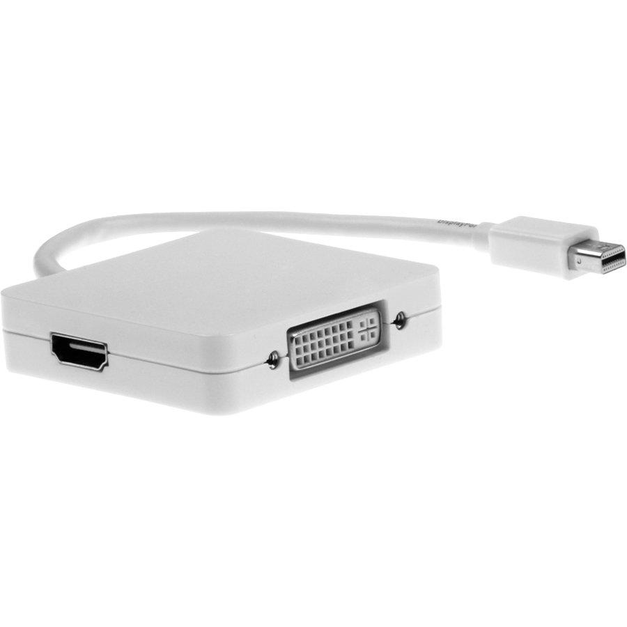 MINI DISPLAYPORT TO DVI/HDMI/DP WHITE