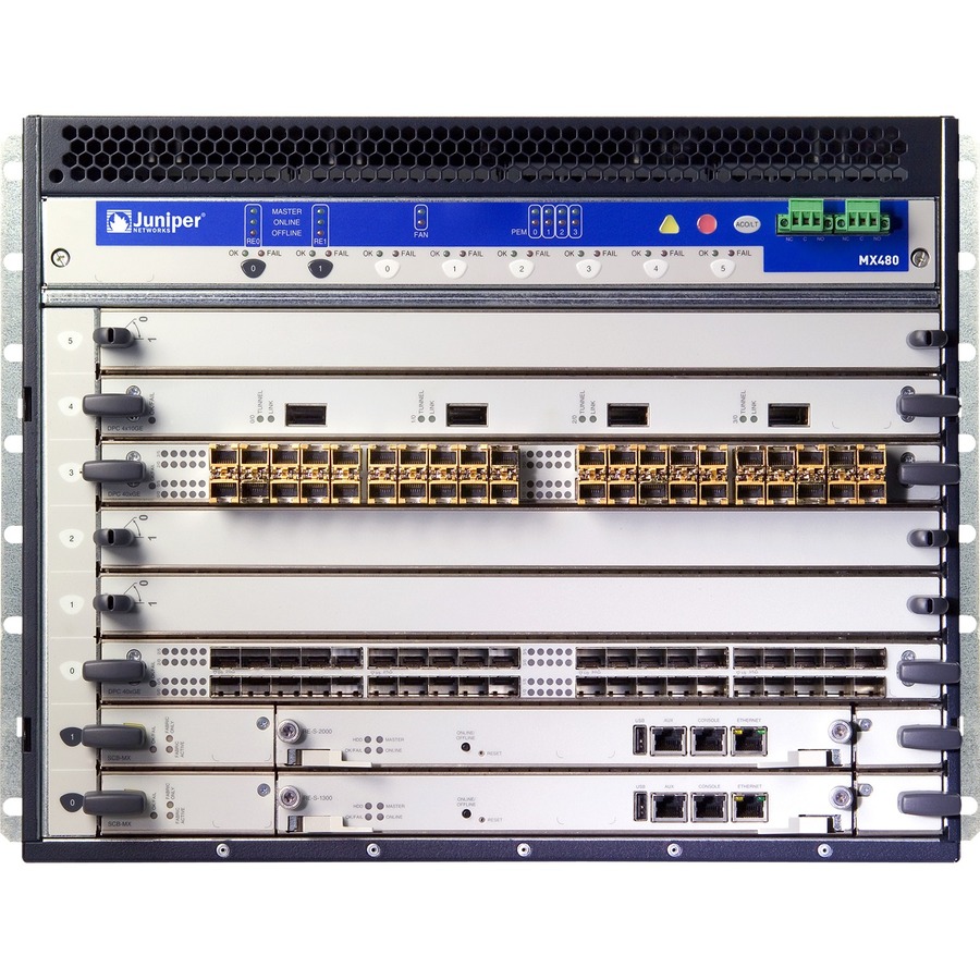 MX480 WITH INSTALLED BACKPLANE, SPARE