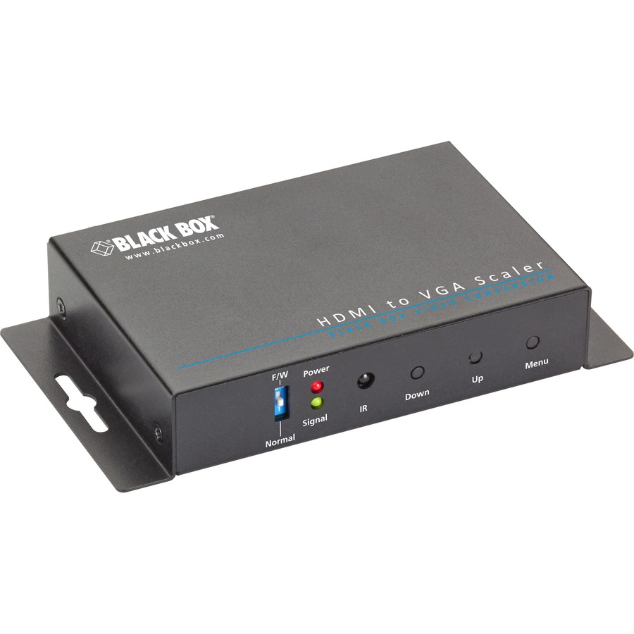 THIS HDMI TO VGA SCALER (AVSC-HDMI-VGA) CONVERTS DIGITAL HDMI VIDEO WITH EMBEDDE