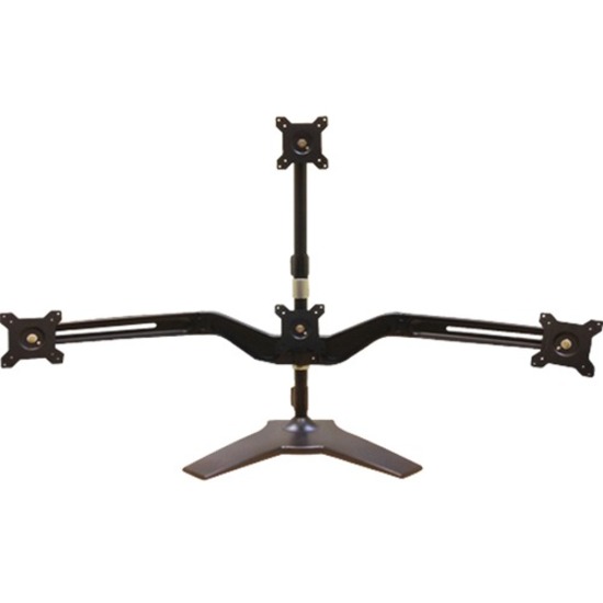 A STAND BASED MOUNT THAT SUPPORTS UP TO FOUR 24 LED/LCD MONITORS, EACH WEIGHING