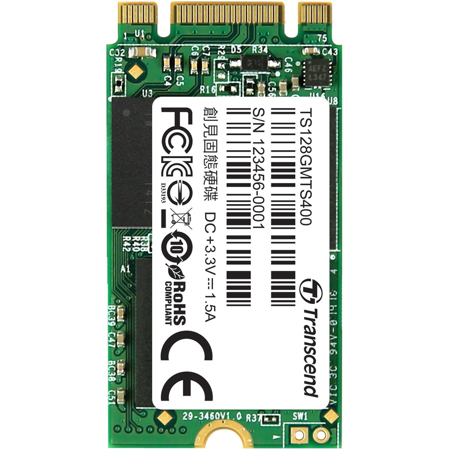 TS128GMTS400- 128GB SSD - SATA III 6GB/S - M.2 - 3 YEAR LIMITED WARRANTY, DESPIT
