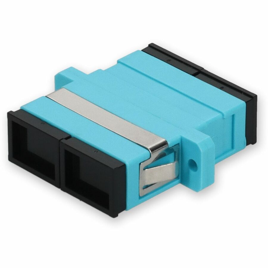 SC FEMALE TO SC FEMALE MMF OM3 DUPLEX FIBER OPTIC ADAPTER