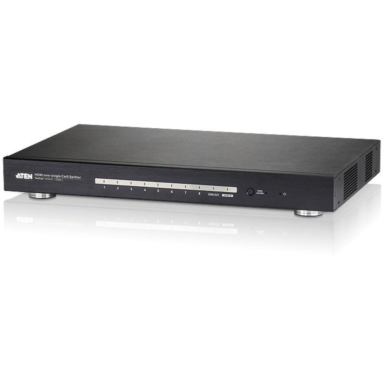 8-PORT HDMI OVER SINGLE CAT 5 SPLITTER