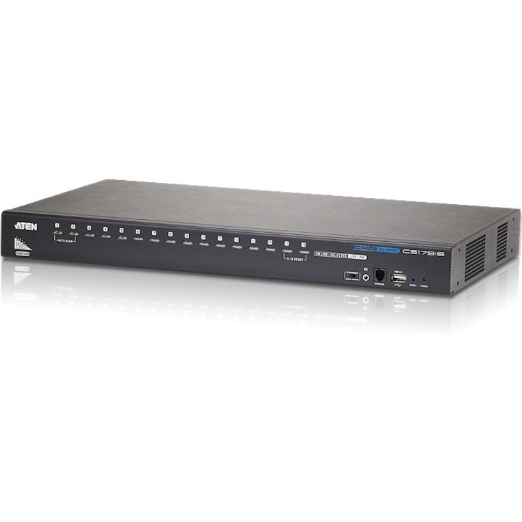 CS17916, 16-PORT USB HDMI KVM SWITCH
