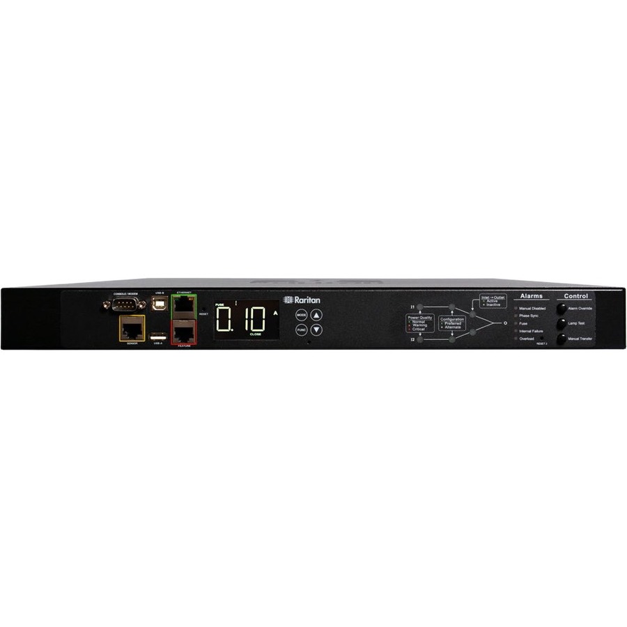 1PH,208V AC,16A (16A RATED);9 OUTLETS: 8X C13,1X C19;PLUG: IEC 60320 C20 (REAR F