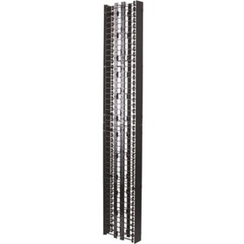 STANDARD VERTICAL CABLE MANAGEMENT CAGE WITH COVER - 6.00 X 13.17 IN X 7 FT - DO