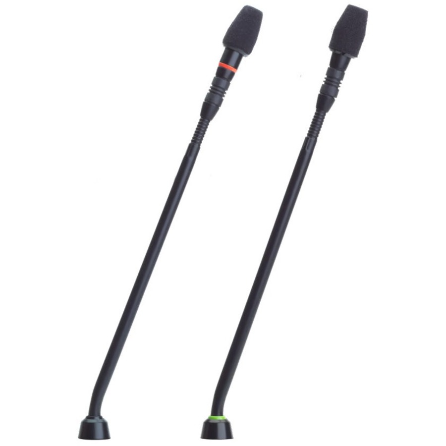 MINIATURE GOOSENECK MICROPHONE WITH LIGHT RING, LENGTH 25.4 CM (10 ), WITHOUT MI
