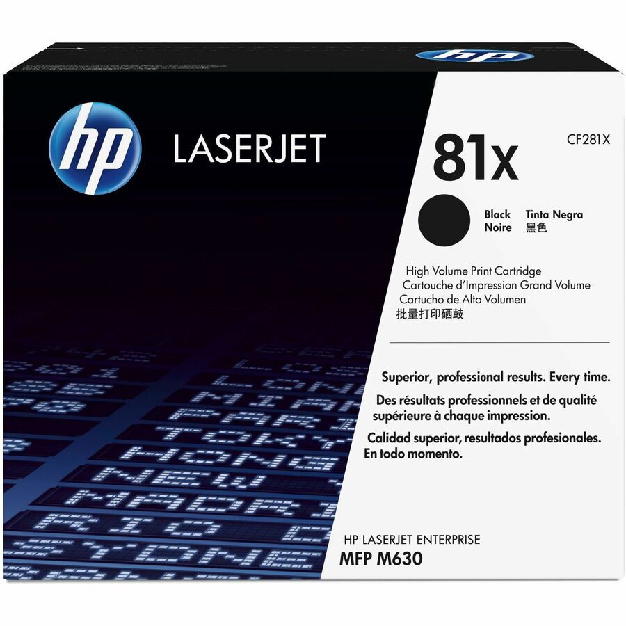 81X BLACK LASERJET TONER