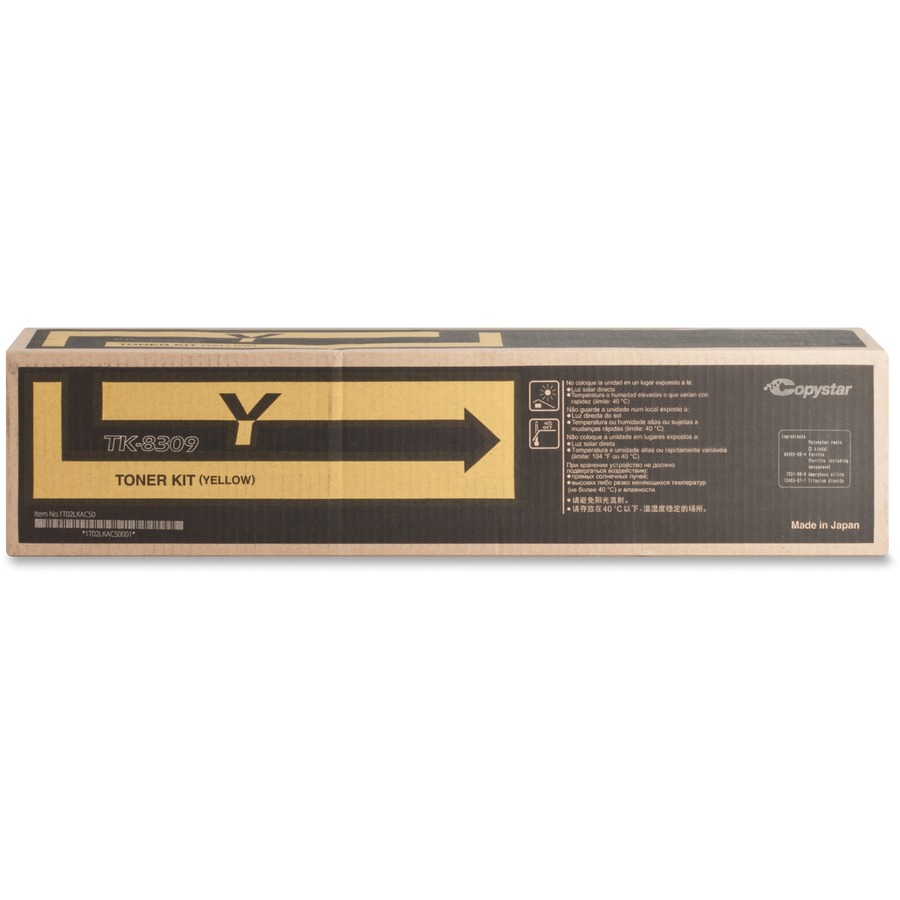 KYOCERA TK-8309Y YELLOW TONER FOR USE IN COPYSTAR CS3050CI CS3550CI ESTIMATED YI